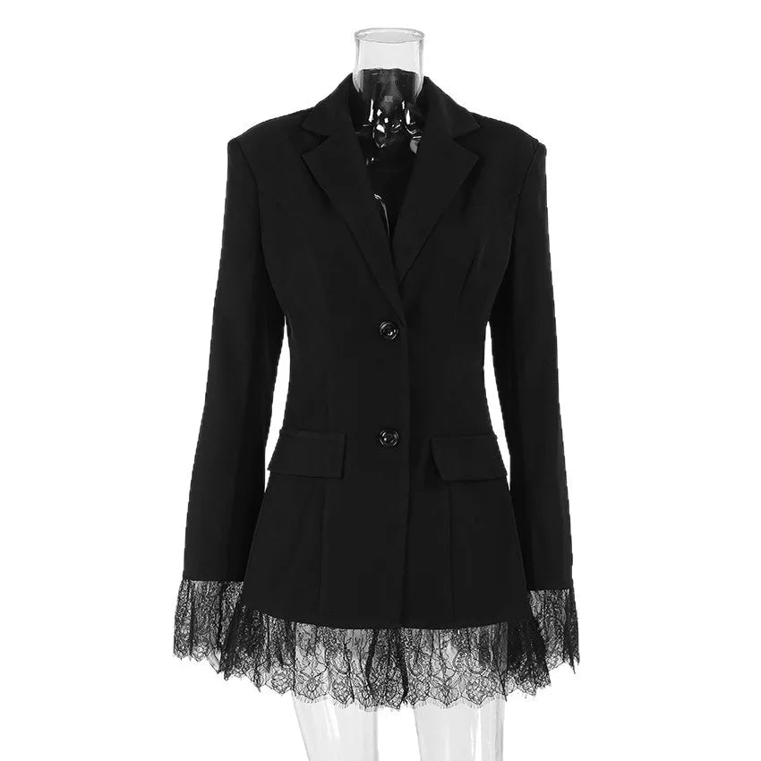Joanne Blazer with Lace Details