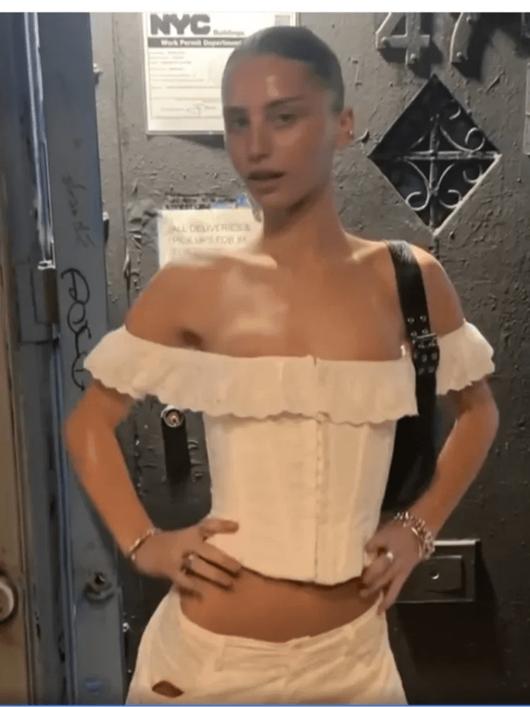 Johanna Ruffled Corset Top