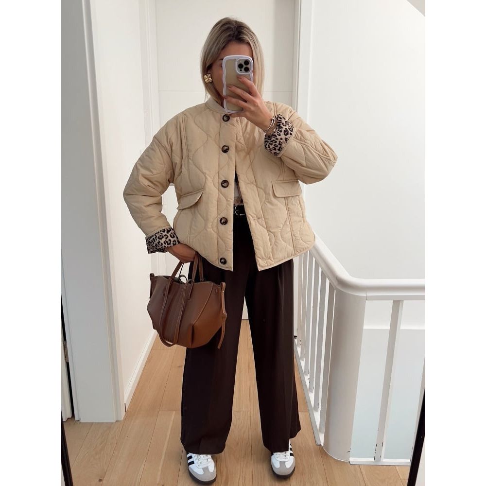 Agnes Quilted Bomber Jacket