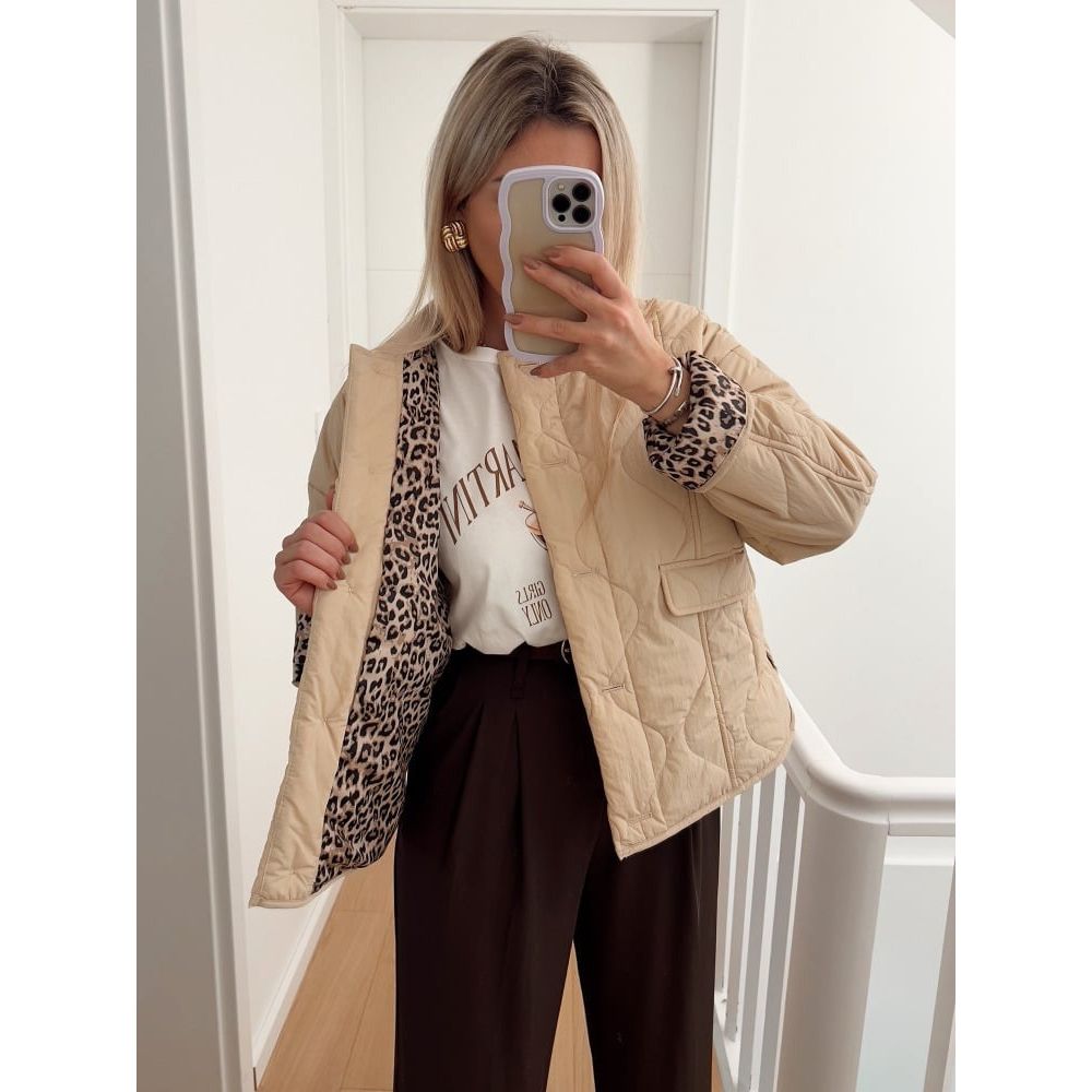 Agnes Quilted Bomber Jacket