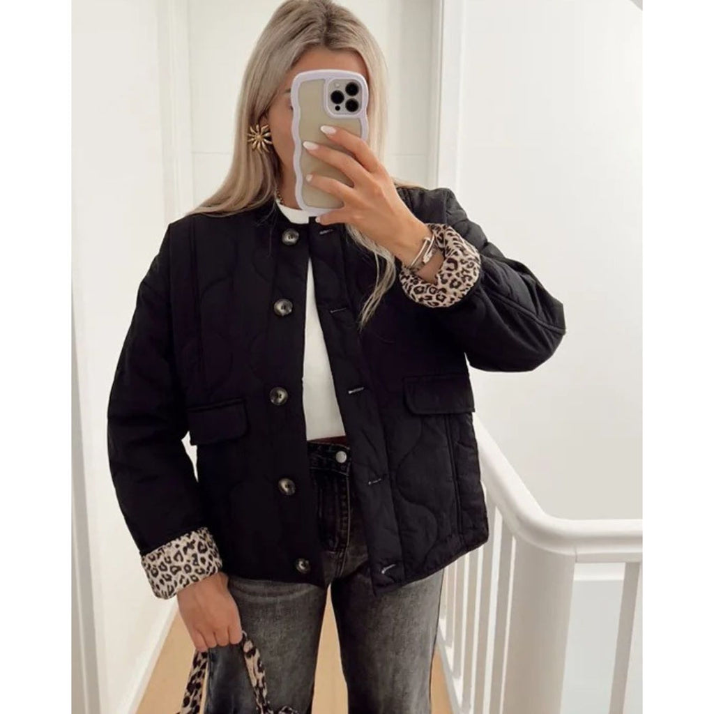 Agnes Quilted Bomber Jacket