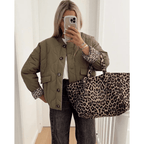 Agnes Quilted Bomber Jacket