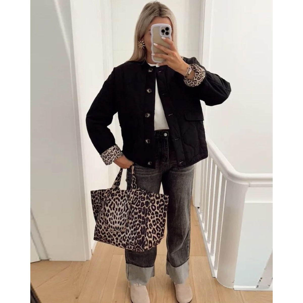 Agnes Quilted Bomber Jacket