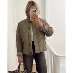 Agnes Quilted Bomber Jacket