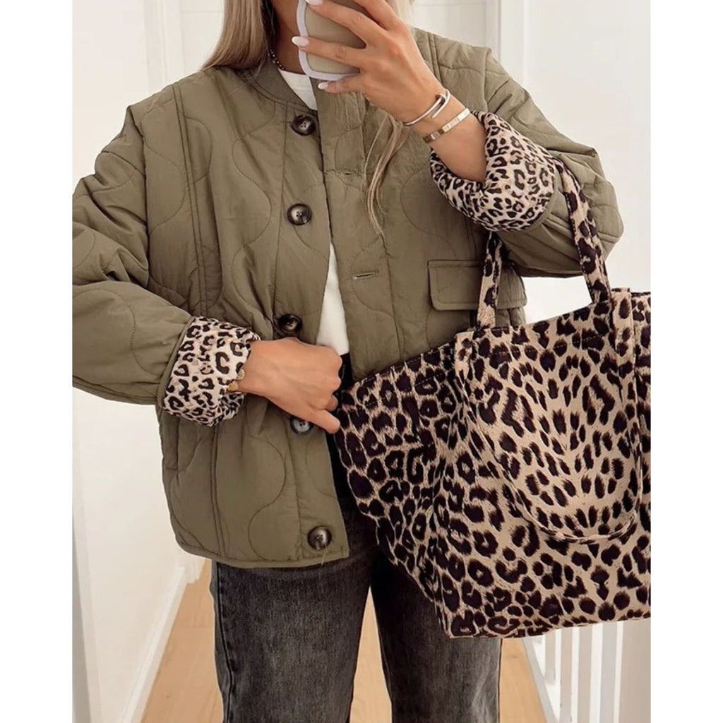 Agnes Quilted Bomber Jacket