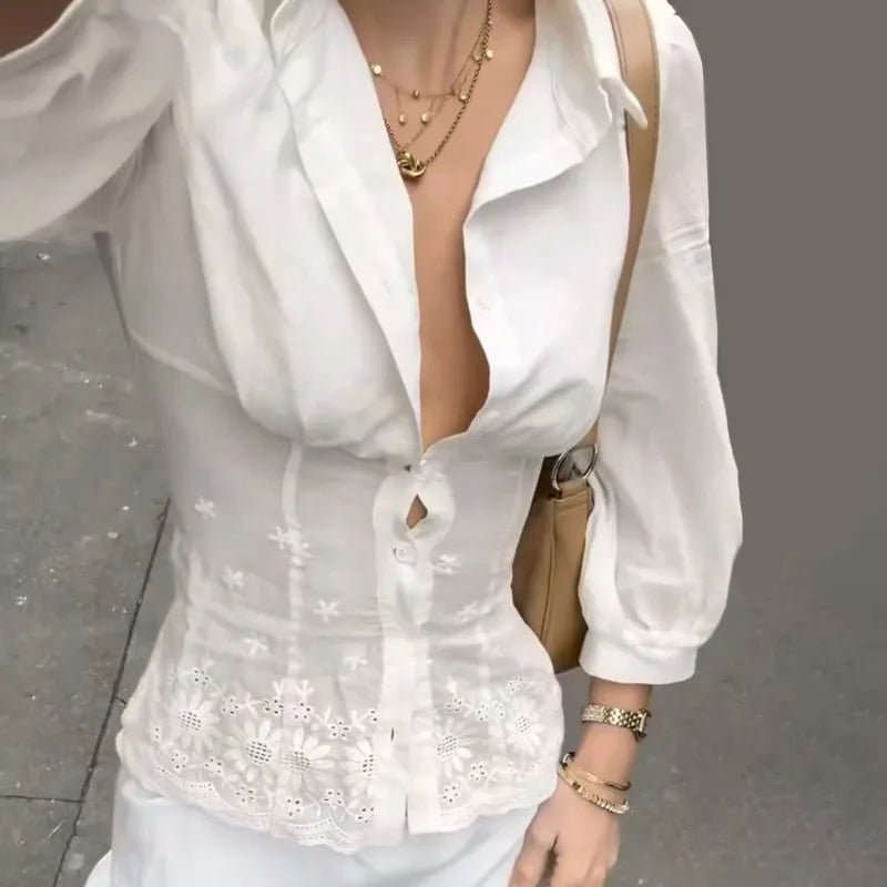 Juliana Long Sleeve Cinched Waist Top
