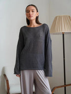 Katelyn Hollow Knit Sweater