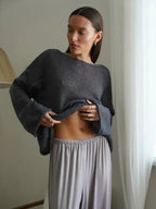 Katelyn Hollow Knit Sweater