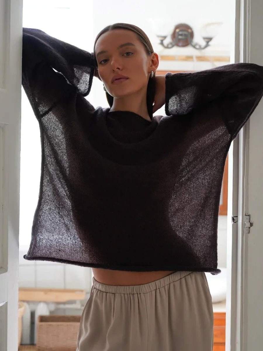 Katelyn Hollow Knit Sweater