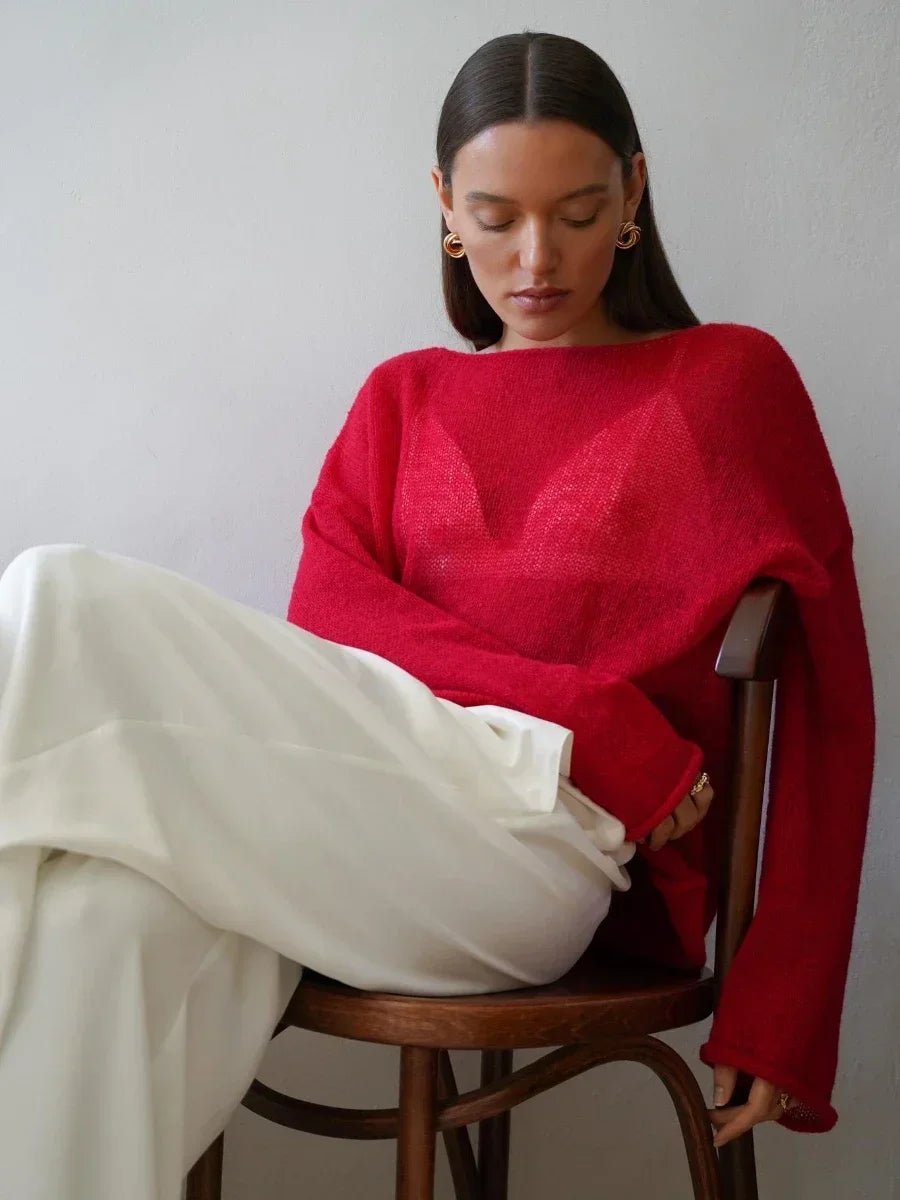 Katelyn Hollow Knit Sweater