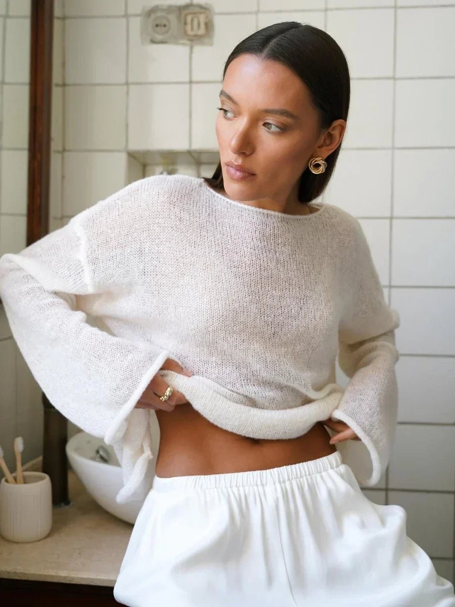 Katelyn Hollow Knit Sweater