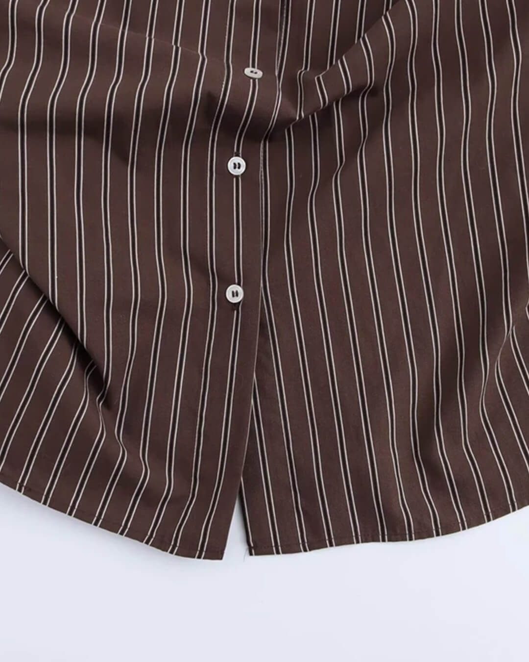Kathy Bat Sleeve Striped Shirts