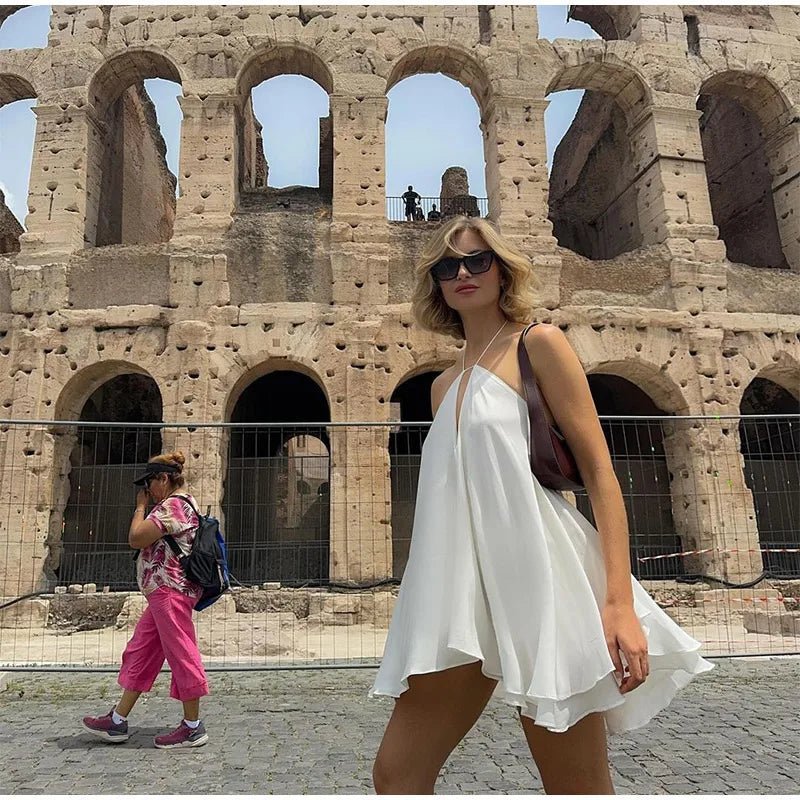 Krissi Halter Mini Dress