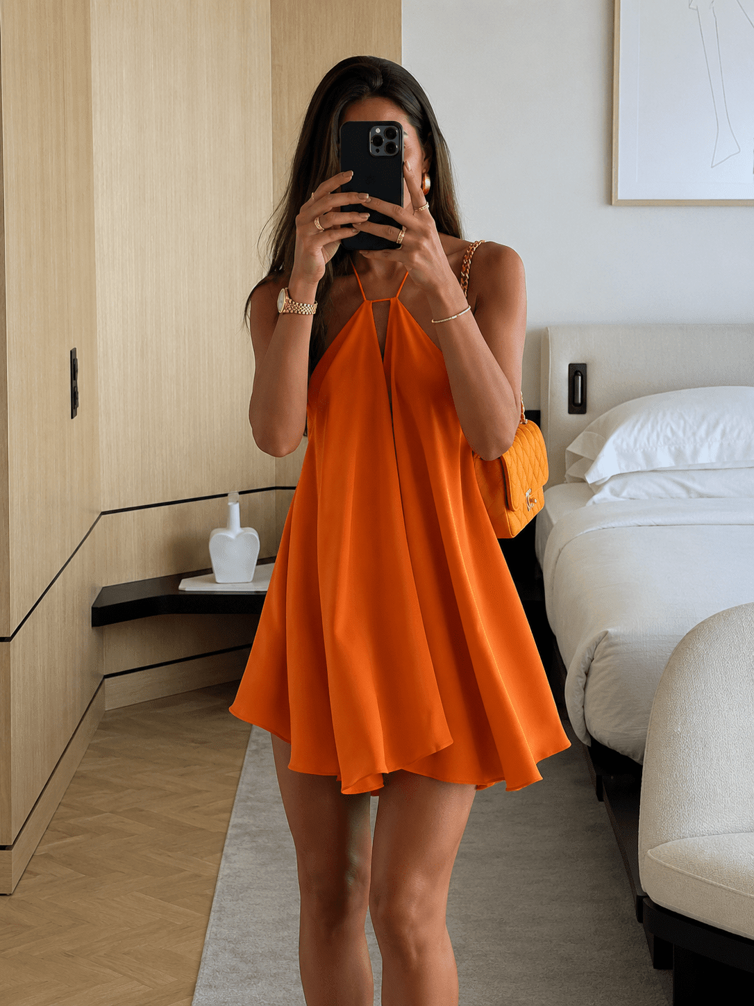 Krissi Halter Mini Dress