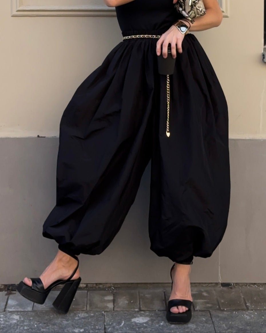 Kristen High-Waisted Balloon Pants
