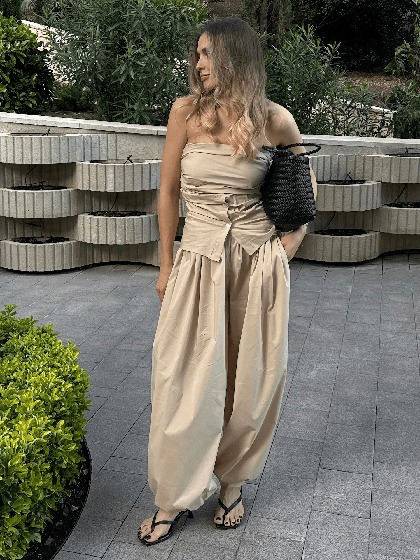 Kristen High-Waisted Balloon Pants