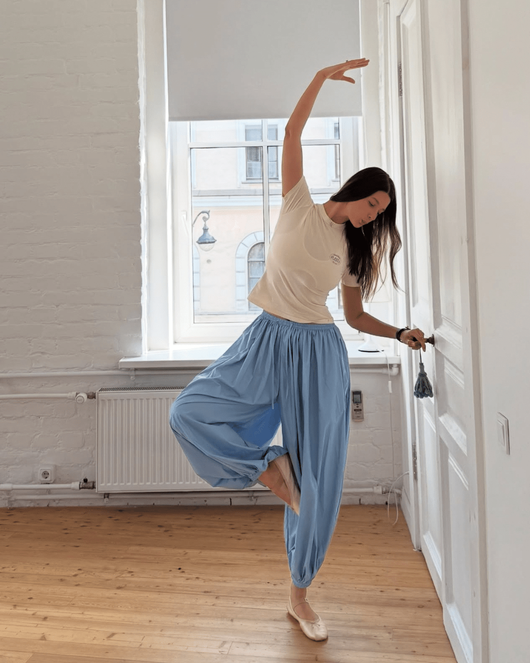 Kristen High-Waisted Balloon Pants