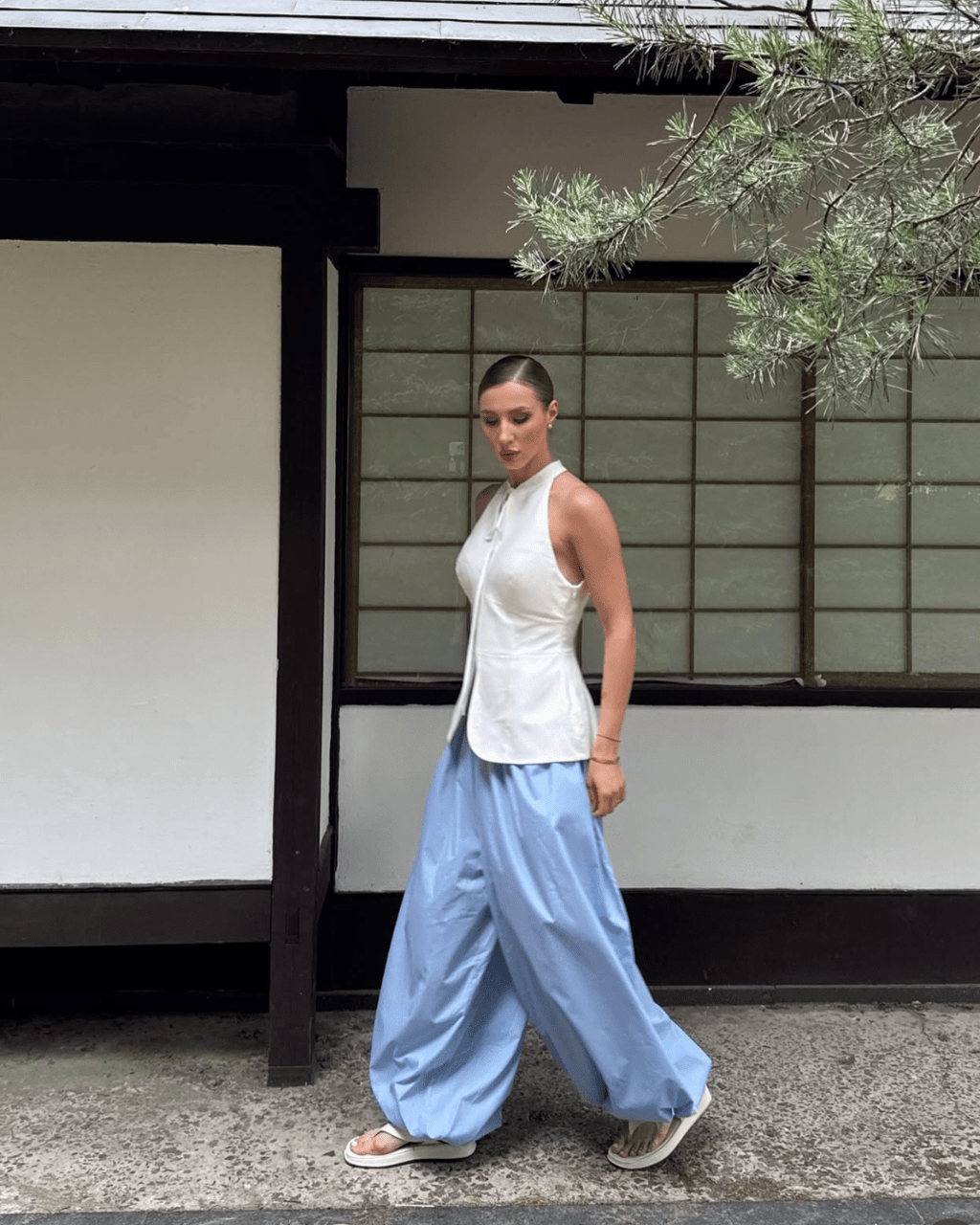 Kristen High-Waisted Balloon Pants