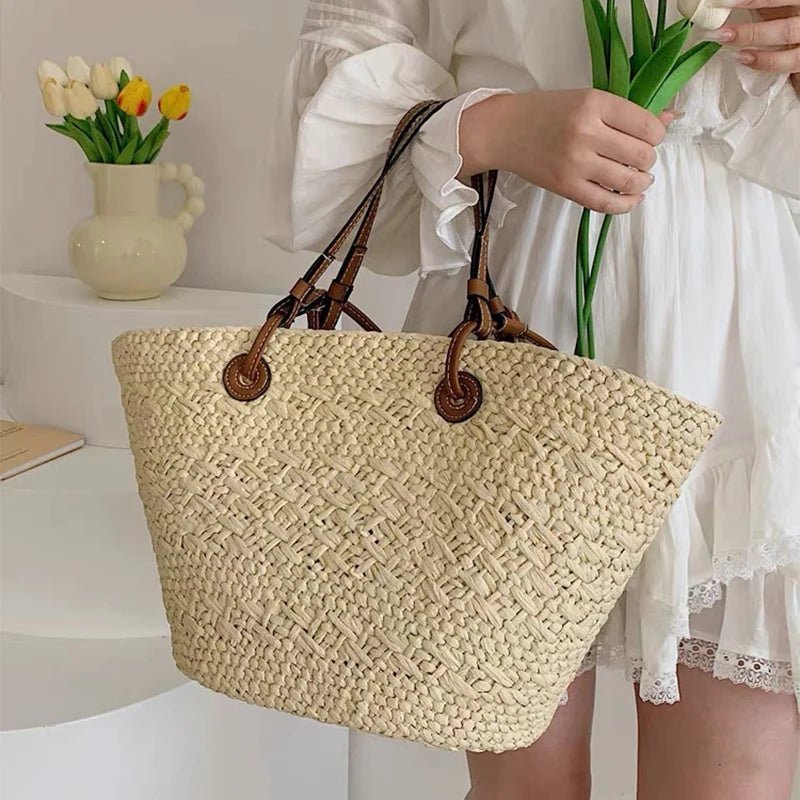 Kyline Woven Summer Tote