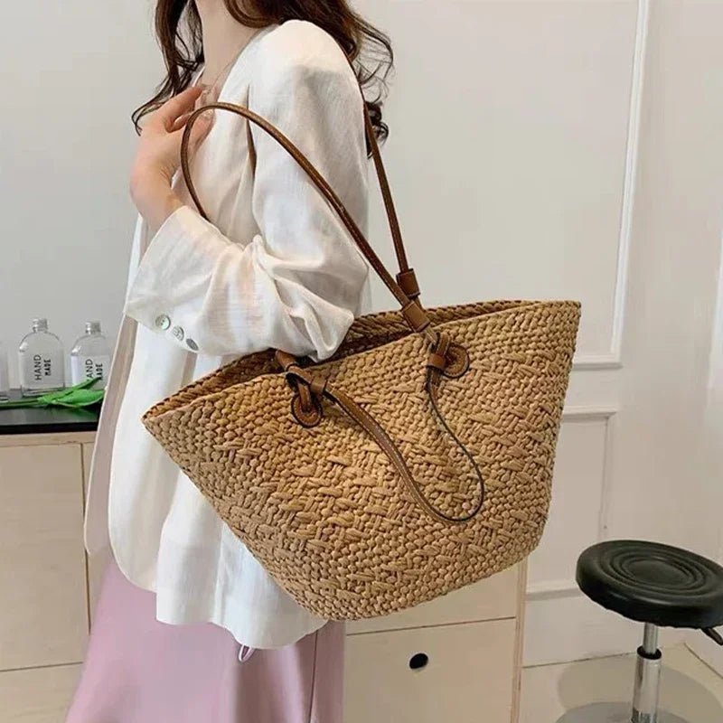 Kyline Woven Summer Tote
