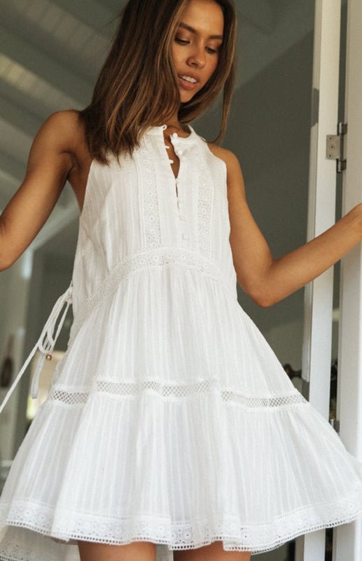 Loredana Boho Sleeveless Mini Dress