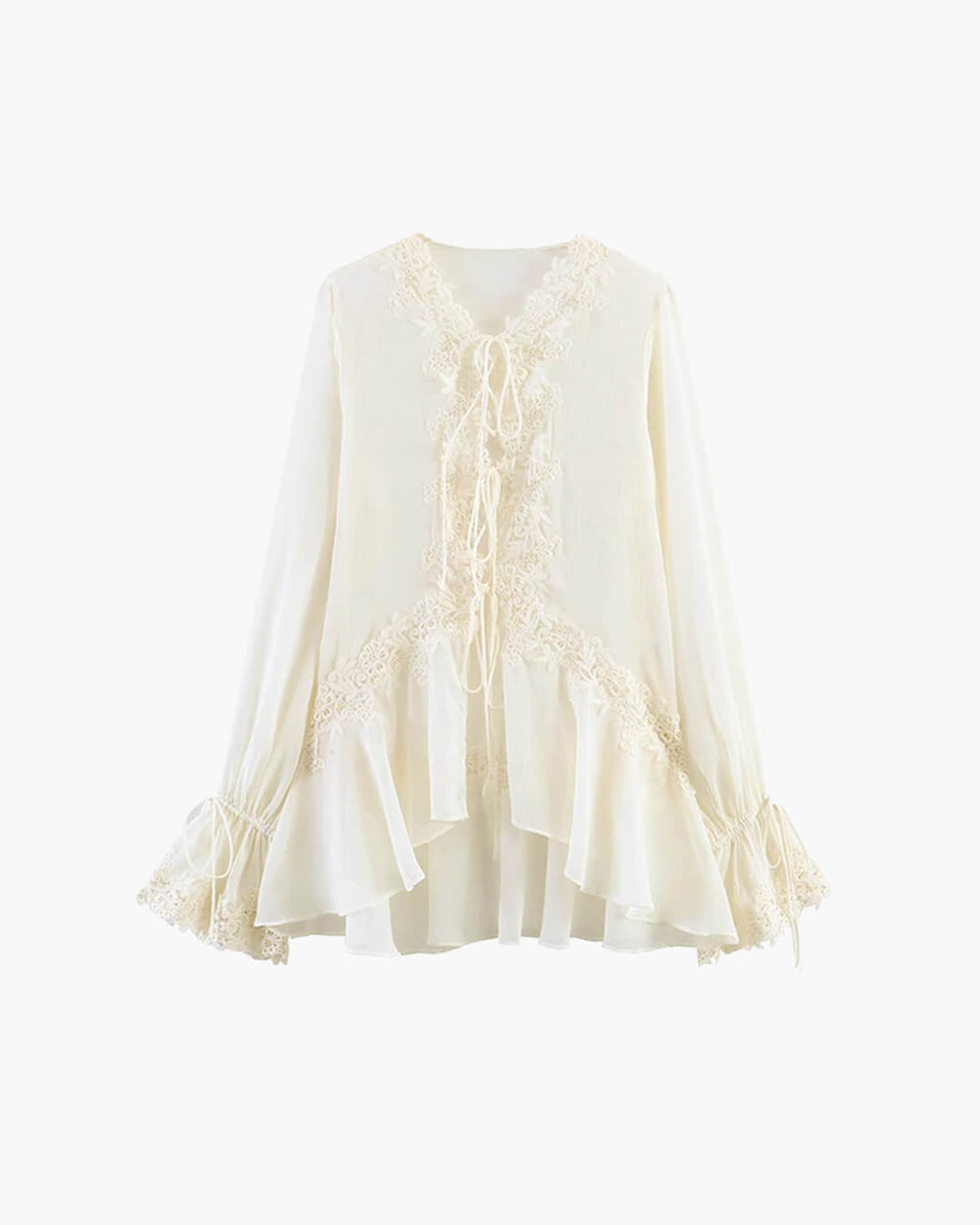 Maila Lace Cardigan Top