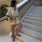 Mara Striped Shorts Set