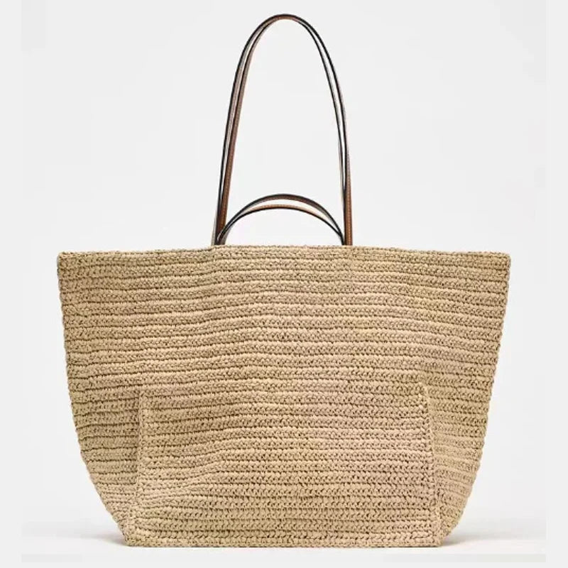 Annie Woven Straw Tote