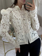 Mariana Sheer Lace Blouse