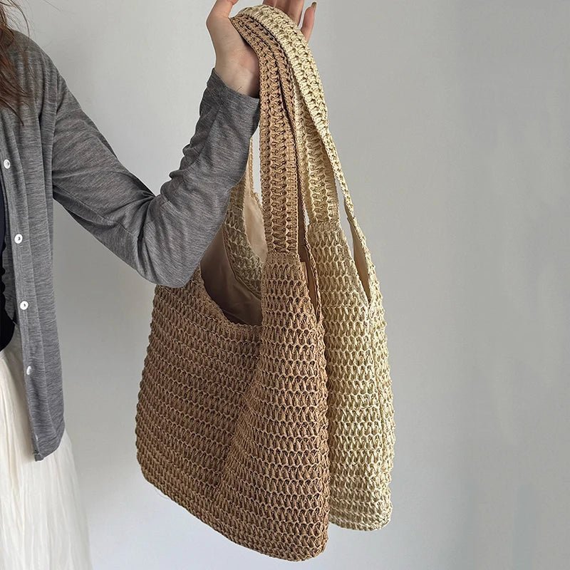 Marina Woven Straw Tote