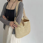 Marina Woven Straw Tote