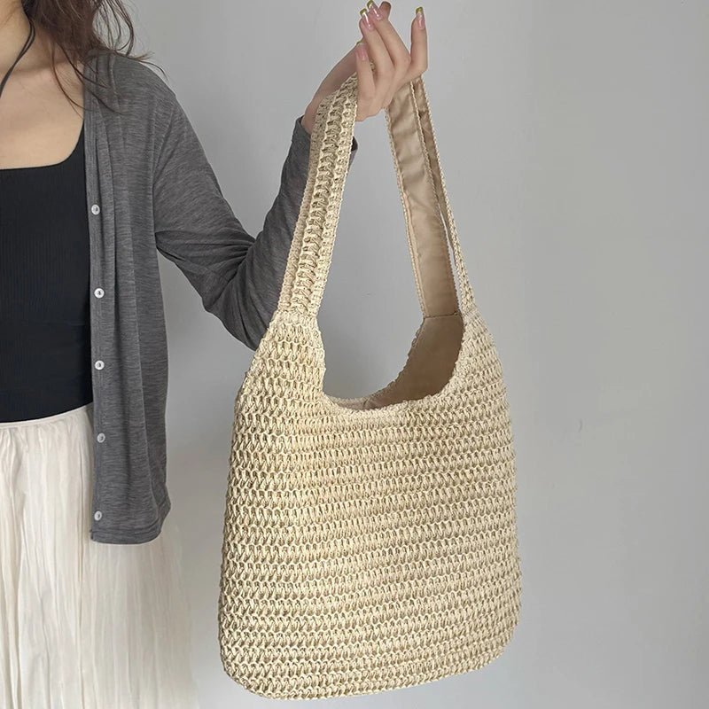 Marina Woven Straw Tote
