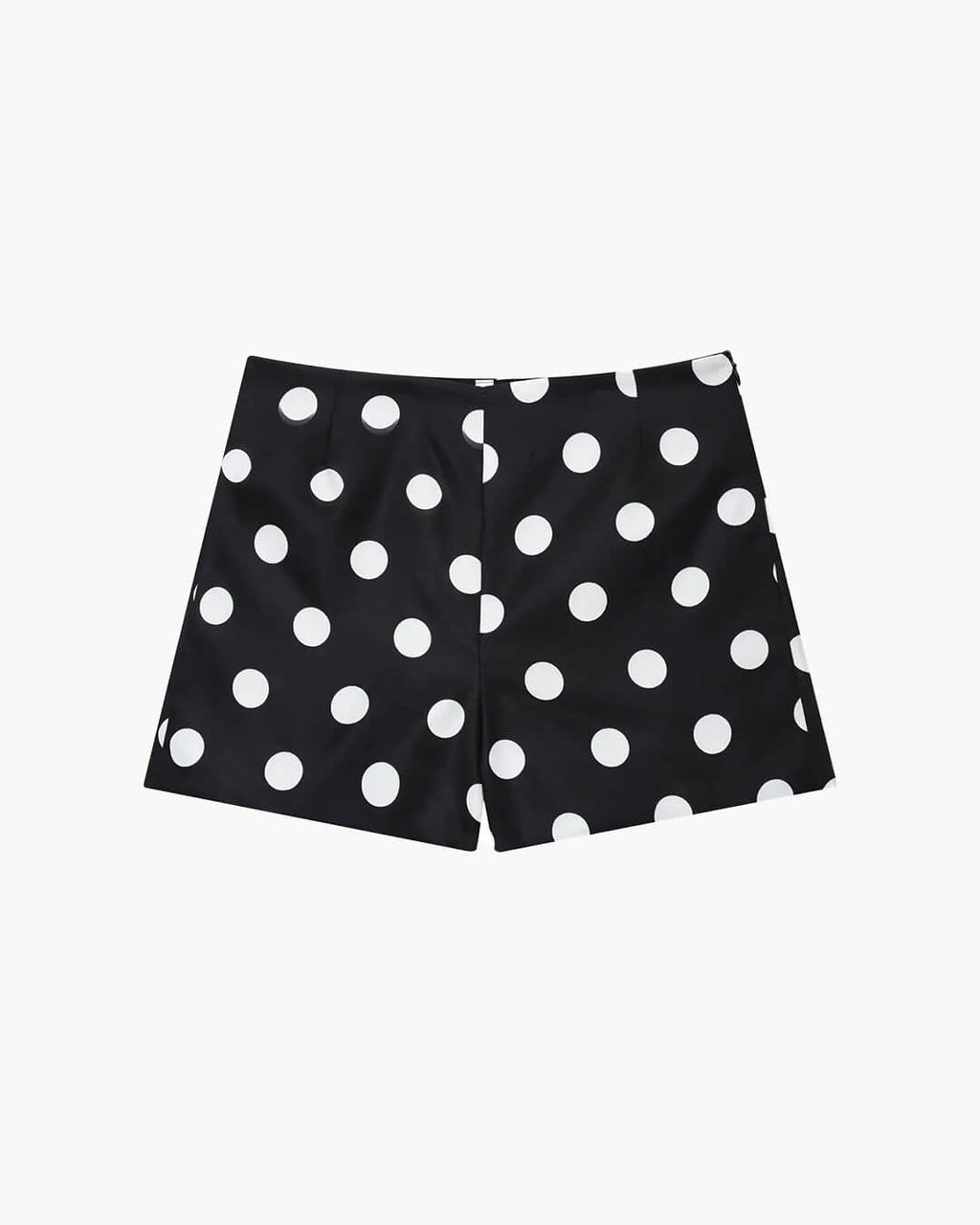 Marjorie Polka Dot High-Waisted Mini Shorts