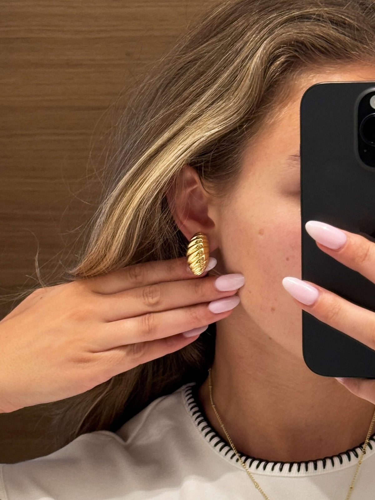Afsana Twisted Shell Earrings