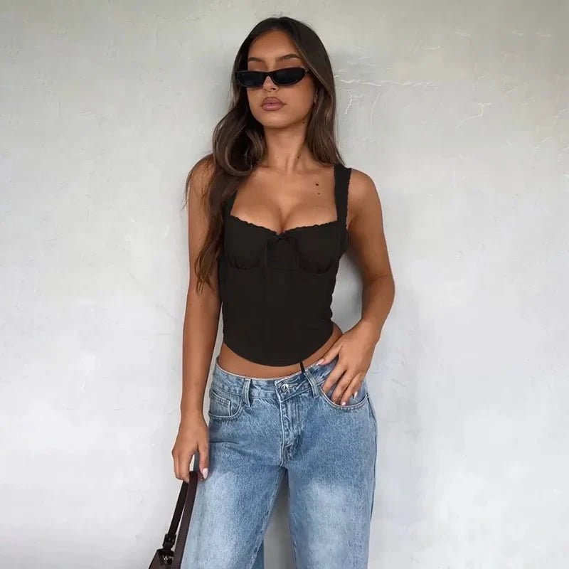 Mika Lace Trim Cami Top