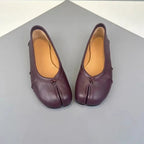 Miranda Split-Toe Leather Mules