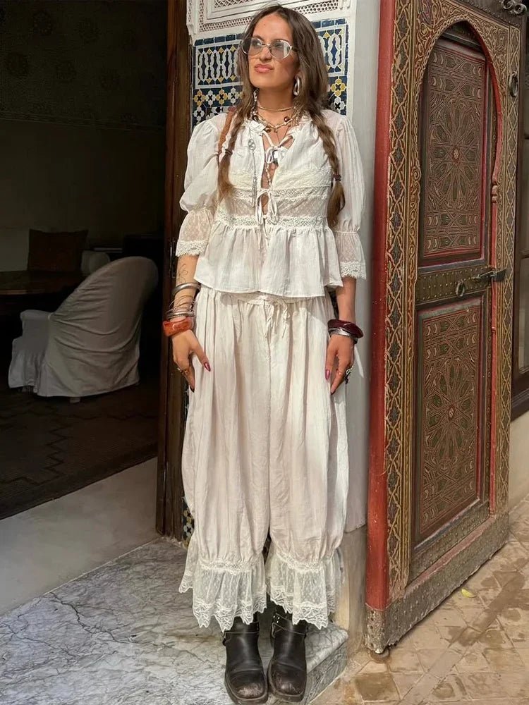 Carla Lace Lantern Suit
