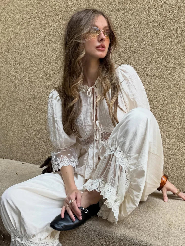Carla Lace Lantern Suit