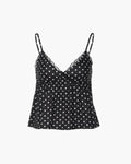 Octavia Dot Print Lace Trim Camisole