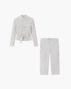 Paige Polka Dot Two-Piece Suit Set