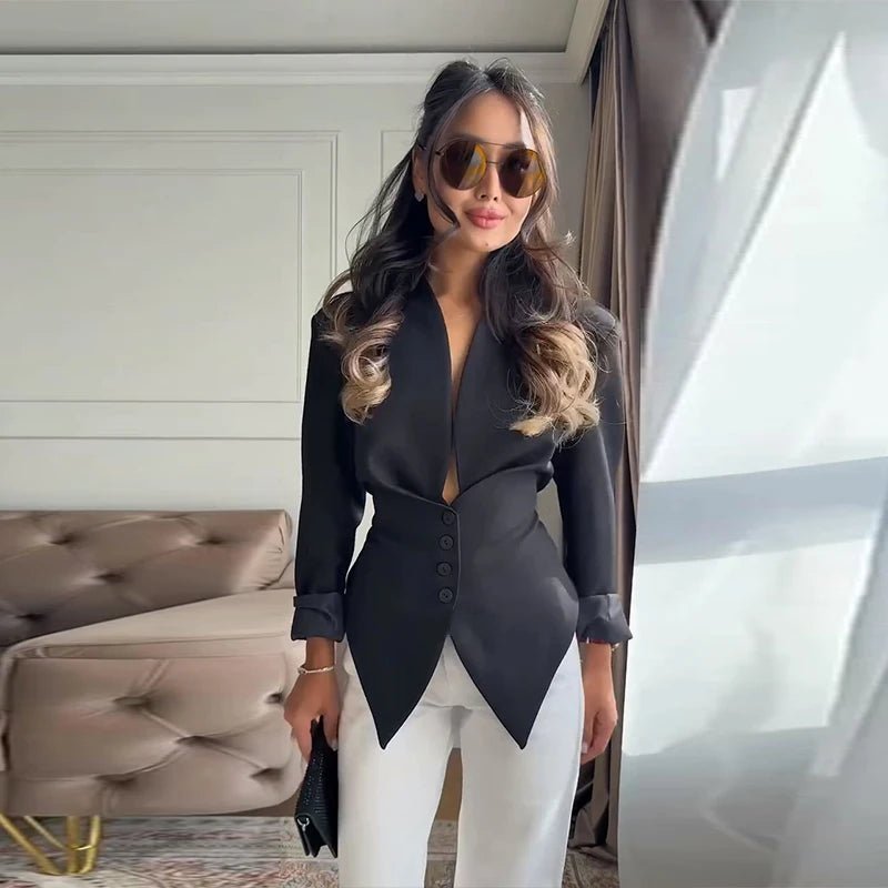 Patricia Structured Cinched Blazer