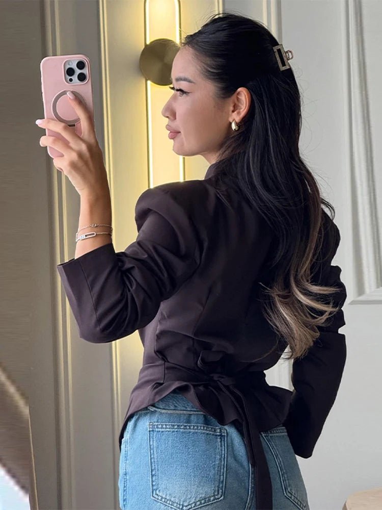 Patricia Structured Cinched Blazer