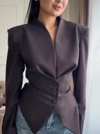 Patricia Structured Cinched Blazer
