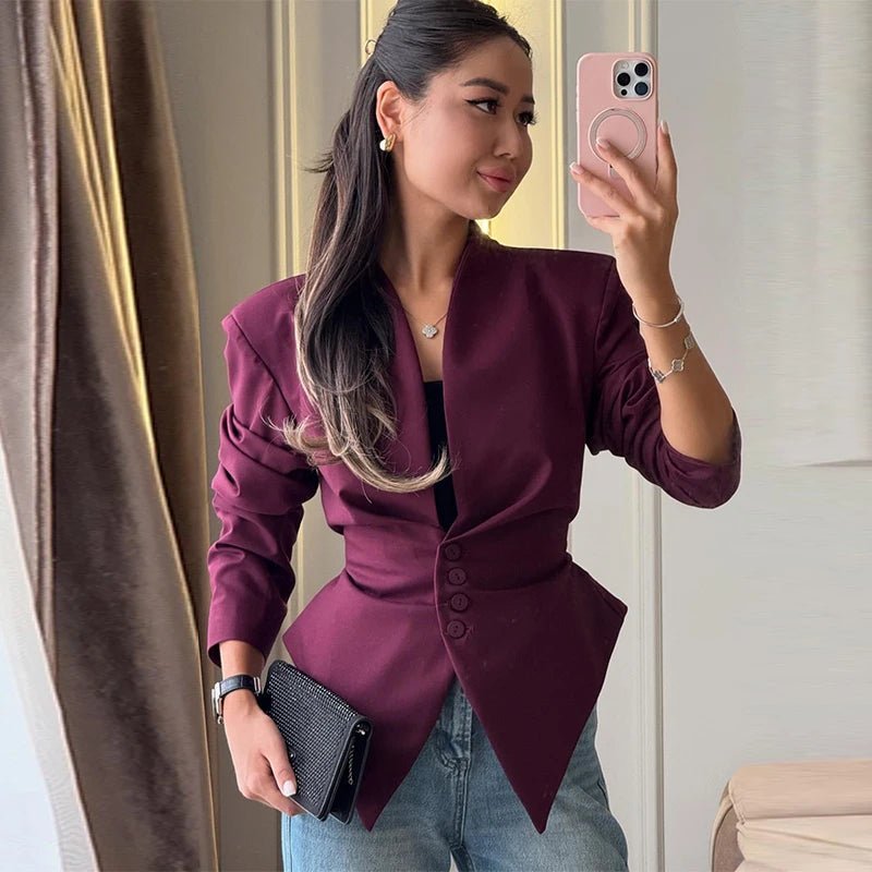 Patricia Structured Cinched Blazer