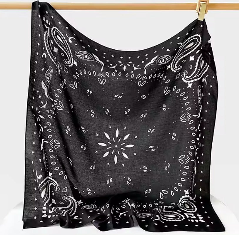 Reese Paisley Knitted Bandana Scarf