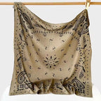 Reese Paisley Knitted Bandana Scarf