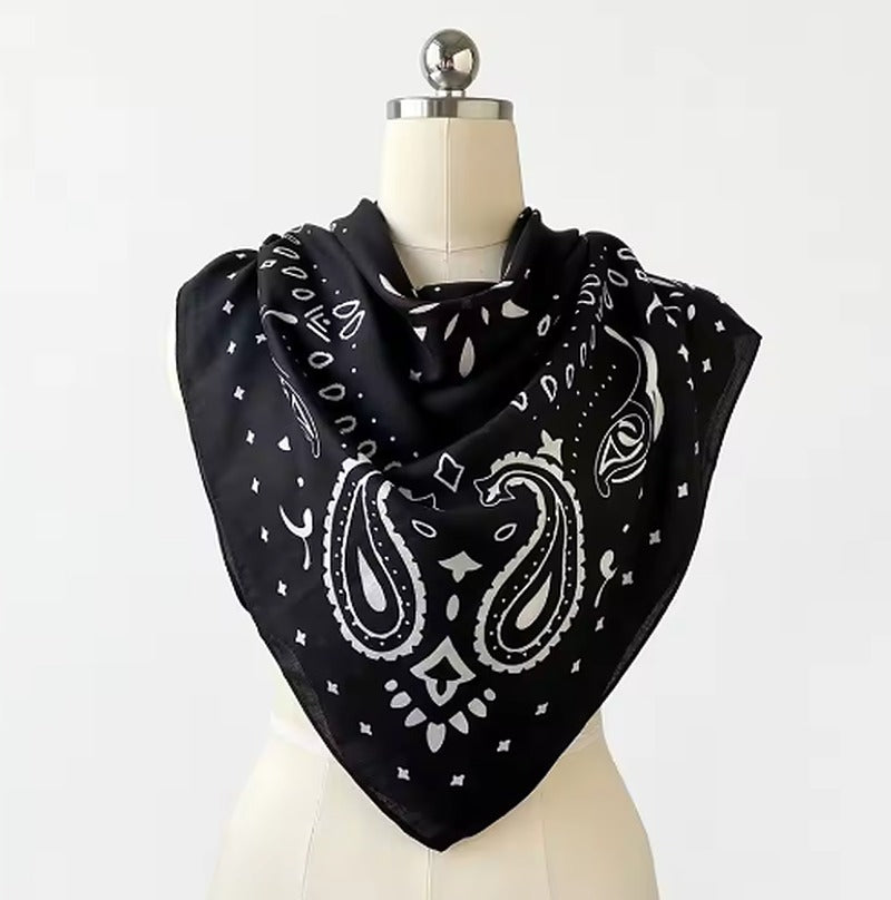 Reese Paisley Knitted Bandana Scarf