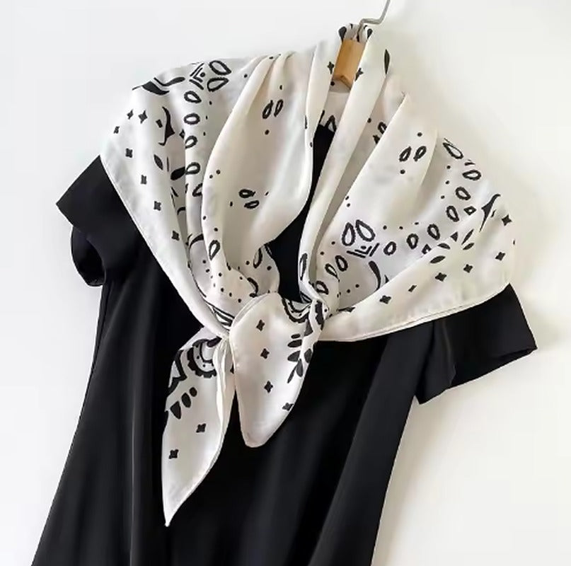 Reese Paisley Knitted Bandana Scarf