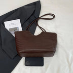 Romy Textured Weave Handbag