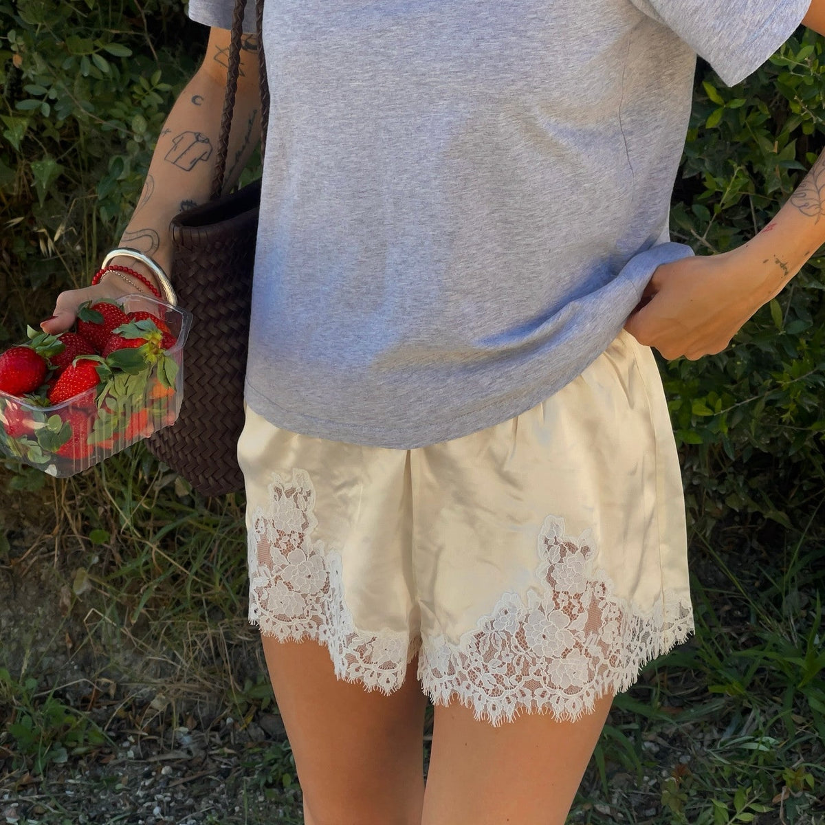 Rosaline Satin Shorts